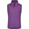 James & Nicholson Vesta JN 48, mikrofleecová, dámská COT02004835005-purple 2XL Purpurová