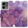 Mobiwear Flip knížkové pro Realme GT 7T - Fialový mramor 5907861048422
