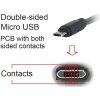 Gembird CC-USB2-AMmDM-6 USB 2.0 A (M) -> Micro-B USB 2.0 (M), pozlátené konektory, 1,8m