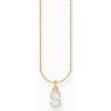 Thomas Sabo KE2258-414-14-L45V Gold-plated necklace letter S