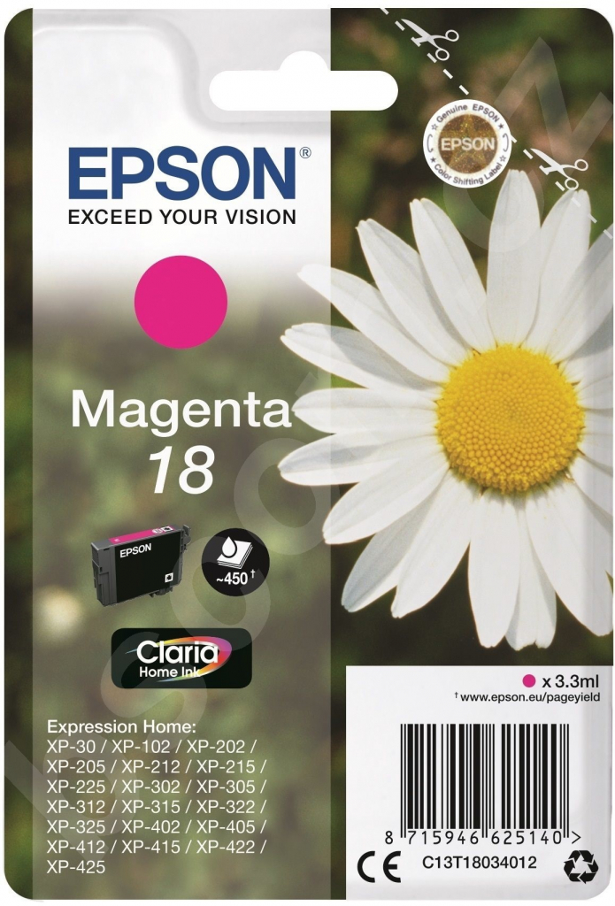 Epson 18XL Magenta - originálny