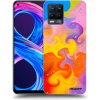 Picasee silikónový čierny obal pre Realme 8 Pro - Bubbles