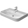 Duravit Happy D.2 - Umývadlo s prepadom 800x505 mm, bez otvoru pre batériu, biela 2318800060