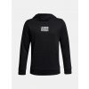 Chlapčenská mikina Under Armour UA Armour Flc Retro Grphc HD-BLK Čierna YXS