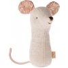 Maileg Textilná hrkálka Mouse Nature