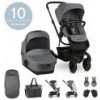 EASYWALKER Set kočík kombinovaný Harvey3 Fossil Grey s príslušenstvom