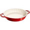 Staub Forma na tortu 28 cm, červená, keramická