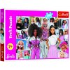 Trefl Vo svete Barbie 48x34cm v krabici 33x23x4cm 200 dielov