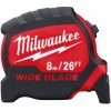 Milwaukee meracie pásmo PREMIUM WIDE BLADE 8 m - 26 ft / 33 mm