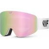 Lyžiarske a snowboardové okuliare VIF SKI & SNB White x Rose Pink