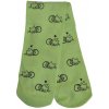 Detské pančuchy silonové 40 den vzor spiaca mačička Princessa zelená hrášková