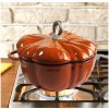 Liatinový hrniec na varenie, pečenie Orange Pumpkin