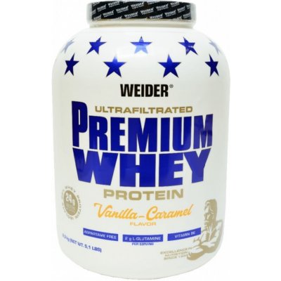 Weider PREMIUM WHEY Protein 2300 g, Príchuť vanilka-karamel, Balenie 2300 g