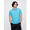 GAP Polo pique t-shirt - Men's svetlomodrá M GAP 1200140161794