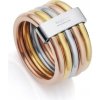 Viceroy Luxusný tricolor prsteň z ocele Chic 75305A01