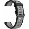 Silikónový remienok Ricardo 22mm (Garmin Venu 3, Forerunner 265, Vívoactive 4 aj.), čierny, Quick Release