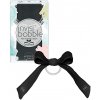Špirálová gumička s mašľou Invisibobble Wrapstar Snack It Off - čierna (IB-WS-10001)
