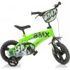 Dino BMX 125XL čierno-zelené 12 detské kolo