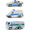 SIKU Kovový model Set policajná sada 3 áut - česká verzia
