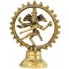 Nefertitis Feng Shui soška Shiva Nataraja mosadz - výška cca 14 cm
