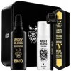 Angry Beards Dude's Cosmetics Bear Roller + Beard Doping BIG D 100 ml + Tool Cleaner 50 ml darčeková sada