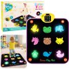 LeanToys Hudební taneční podložka se zvířaty 5 režimů 3 úrovně obtížnosti světla