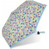 UNITED COLORS OF BENETTON Benetton dáždnik Skladací Farebný Blooming Dots Blue Ultra Mini 17cm/87cm