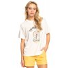 Roxy MOONLIGHT SUNSET B SNOW WHITE dámske tričko s krátkym rukávom - M