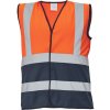Cerva Lynx Duo Reflexná vesta 03030115 oranžová/navy S