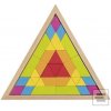 Dřevěná mozaika Trojúhel…
