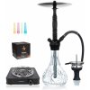 Aladin Alux M5 Black 54cm Shisha SET