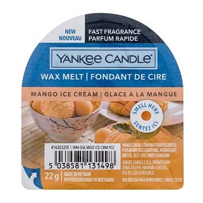 Yankee Candle Mango Ice Cream 22 g vosk do aromalampy