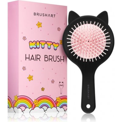 BrushArt KIDS Kitty hair brush kefa na vlasy pre deti Kitty