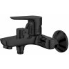 AQUALINE LOTTA nástenná vaňová batéria, rozteč 150mm, čierna LT610B