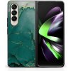 VSETKONAMOBIL 112336 MY ART Ochranný kryt pre Samsung Galaxy Z Fold 3 5G GREEN MARBLE (145)
