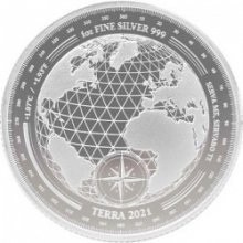 Pressburg Mint strieborná minca Terra 2021 1 Oz