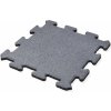 MAX3 Gumová dlažba PUZZLE sivá 500 x 500 x 25 mm