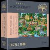 Dřevěné puzzle Slavná místa Francie 1000 dílků (Puzzle)