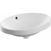 Geberit Variform umývadlo 55x40 cm oválny vstavané umývadlo biela 500.716.00.2