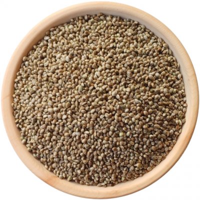 Konopné semienka nelúpané turčianske na váhu Rawea 100 g