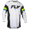 FLY RACING dres KINETIC PRIX, FLY RACING - USA 2024 (bílá/černá/hi-vis)