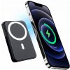 MAGNETICKÁ BEZDRÔTOVÁ POWER BANKA S RÝCHLYM NABÍJANÍM 5000 MAH 20 W MAG-SAFE GRAY