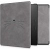 Puzdro KW Mobile - Meow Meow - KW5697208 - pre Amazon Kindle Oasis 2/3 - šedé (KW Mobile obal na Amazon Kindle Oasis 2/3, flip, Meow Meow, šedé, AutoSleep + záruka 3 roky + darčeky zadarmo)