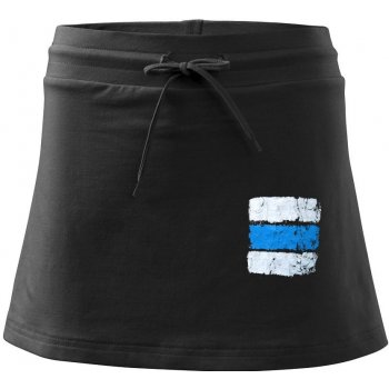 Turistická značka - modrá športová sukňa Two in One čierna od 19,56 € -  Heureka.sk