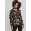 Urban CLassics Ladies Camo Pull Over woodcamo