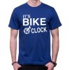 Fajntričko Cyklo Cyklo Tričko - It's Bike O'clock, Farba látky kráľovská modrá, Strih/ Variant Dámsky, Veľkosť XXXL (iba UNISEX/pánsky strih)