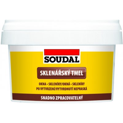 SOUDAL Sklenářský tmel 600g