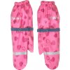 Playshoes nepromokavé rukavice s fleecem Růžové se srdíčky