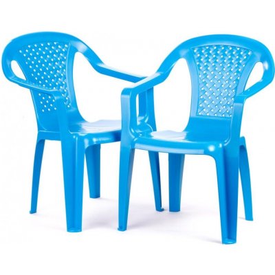 IPAE Dětská židlička plast/modrá