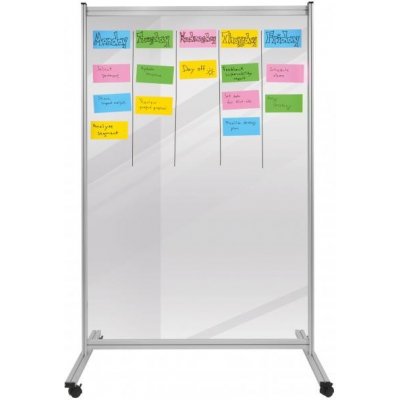 Legamaster Predeľovacia tabuľa ECONOMY 180 x 120 cm transparentná